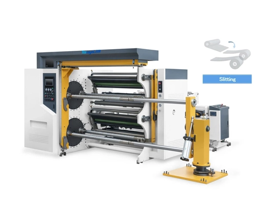 HCS4-1300/1600四轴不间断转塔分切复卷机